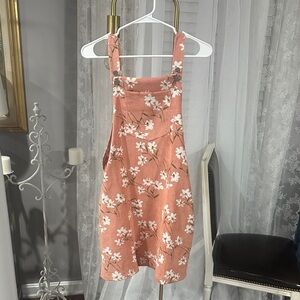 Listicle Pink and White Floral Dress